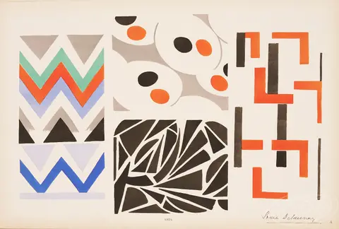 From a collection of sketches by Sonia Delaunay 4
