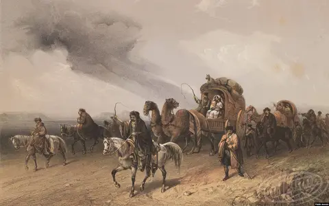 Tartars Travelling on the Plains