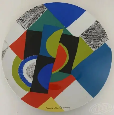 Le Coin Des Arts Sonia Delaunay Rythmes Circulaires 1980ca