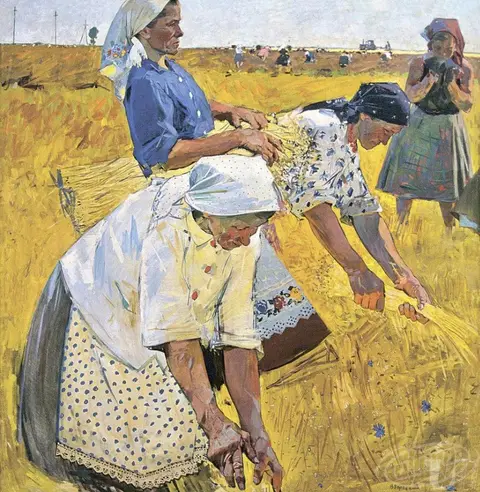 Збирання льону