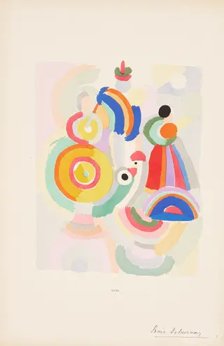 From a collection of sketches by Sonia Delaunay