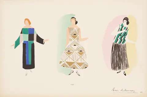 From a collection of sketches by Sonia Delaunay 9