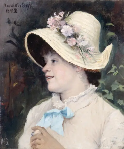«Парижанка», портрет Ірми, модель в Академії Жуліана (1882)