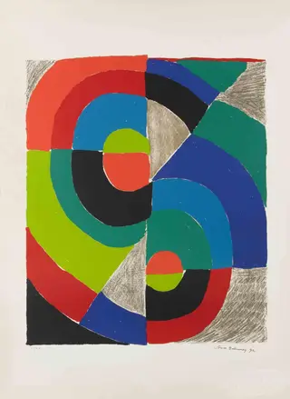 T 152985 Sonia Delaunay Composition Orphique 1 Master