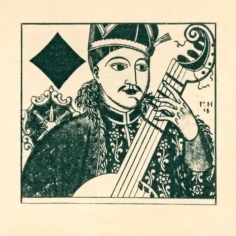 From the playing card design: jack of clubs