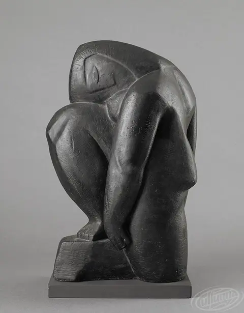 Woman (Sadness, Head on Knee)