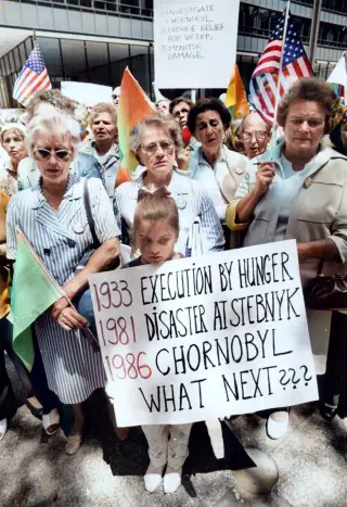 The anti-Soviet protest of Ukrainians in Chicago