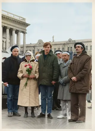 student protest and hunger strike in October 1990