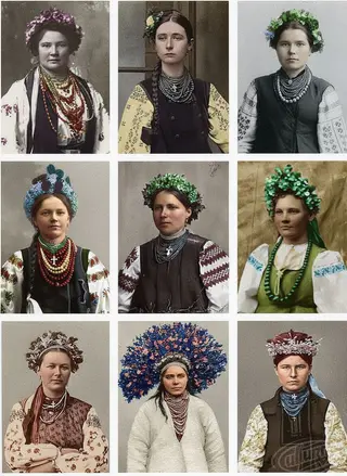 Precious jewelry for a Ukrainian woman
