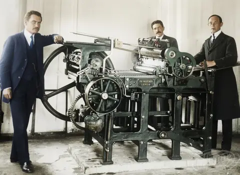 The first printing press in Prudentopolis