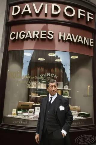 Zino Davidoff, a renowned Ukrainian-Swiss tobacconist and the founder of the Davidoff luxury brand